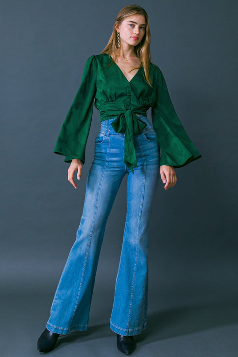 the-right-addition-woven-top Flying Tomato-Sophia's Style-12